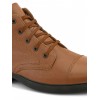 TSF FORMAL LACE UP BOOT WITH ZIP (TAN)